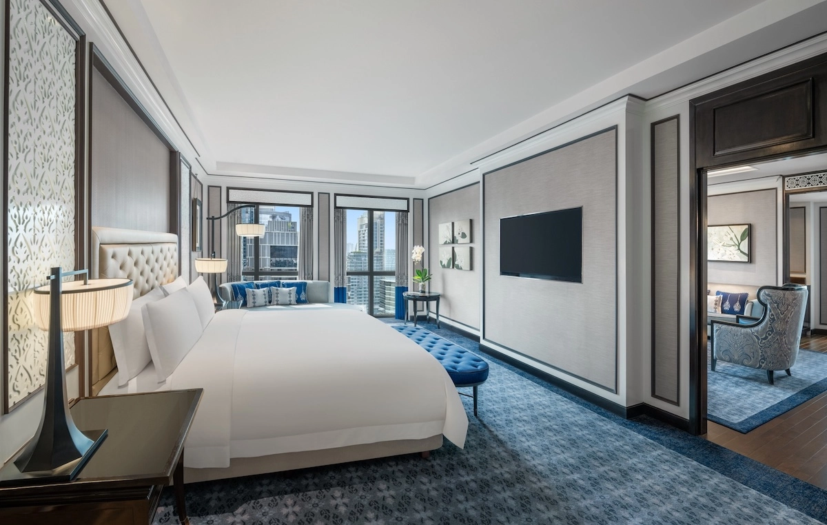 luxury suite at The Athenee Hotel in Bangkok Thailand
