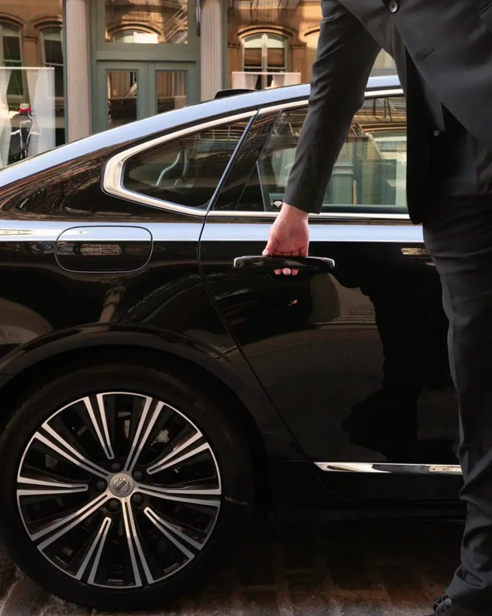 Luxury limousine service with a chauffeur in Bangkok